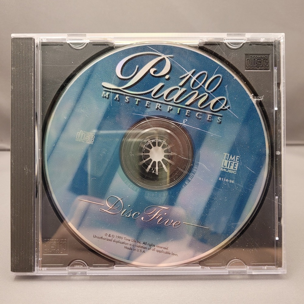 100 Piano Masterpieces Disc Five by Various Artists (CD, 1999)